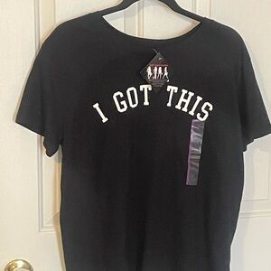 Modern Lux Black Graphic Tee